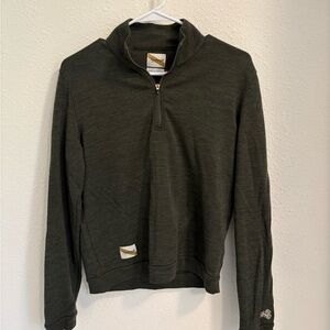 Tracksmith Olive Green Women's Top